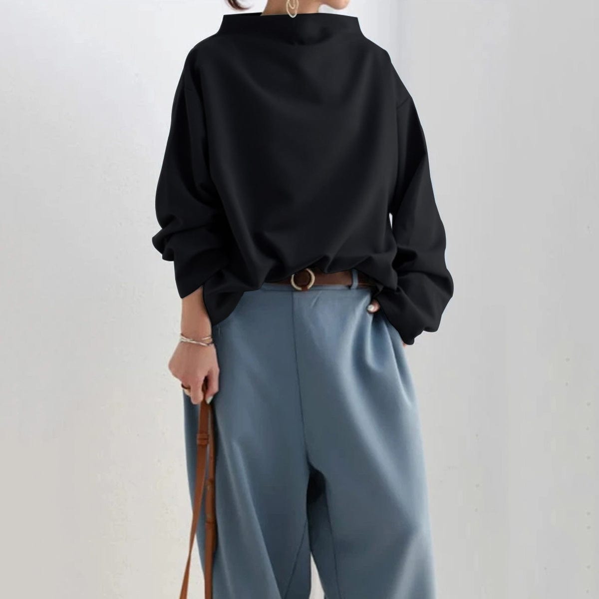 Wanda | High-Neck Soft Knit Jumper