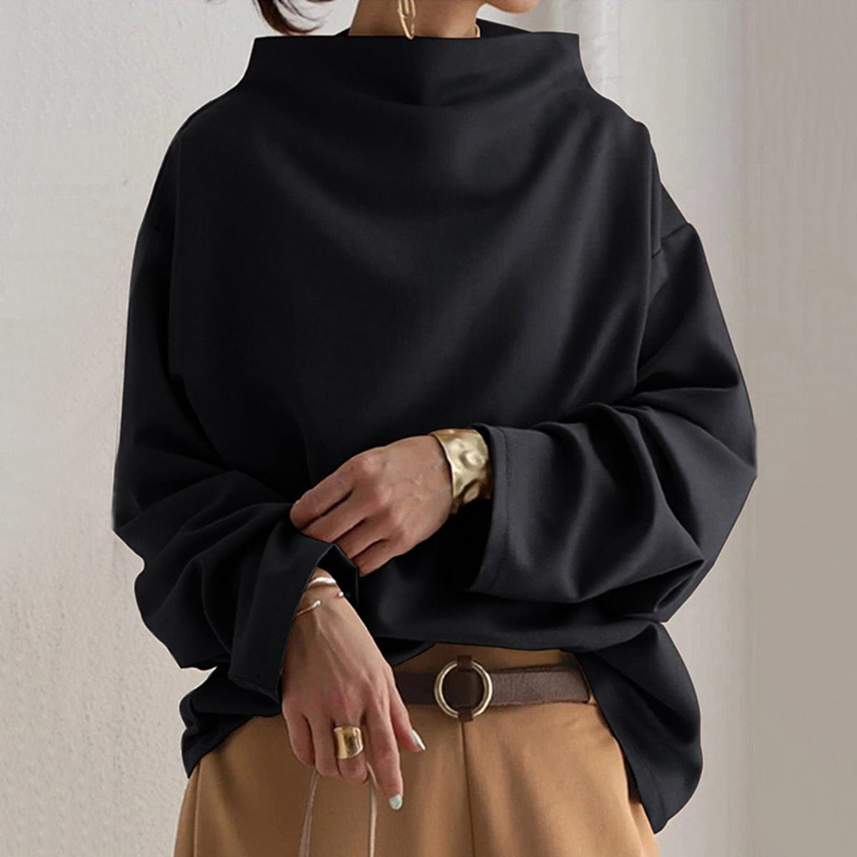 Wanda | High-Neck Soft Knit Jumper